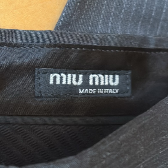 Miu Miu Pinstripe Trousers - Picture 3 of 7